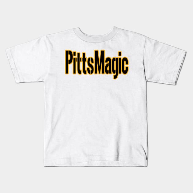 Pittsburgh LYFE Tampa...meet PittsMagic! Kids T-Shirt by OffesniveLine